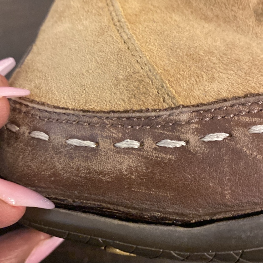 The North Face brown waterproof faux fur lined lace up winter boots, size 8.5 - Picture 12 of 12